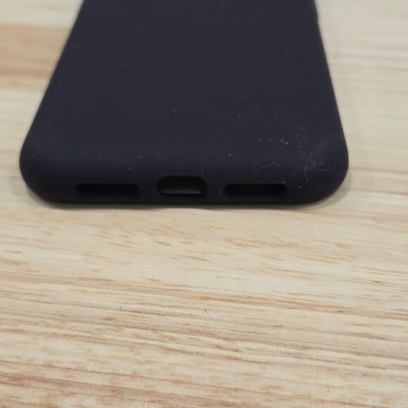 Cell Phone Case For 6.1" iPhone XR Soft Bumper Minimalist Black - Picture 7 of 8